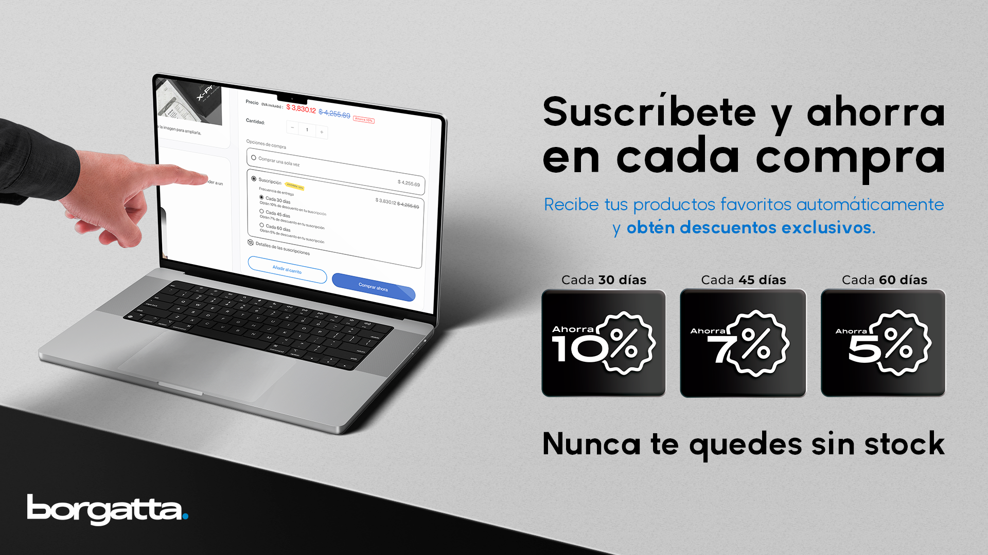 Suscribete al blog borgatta